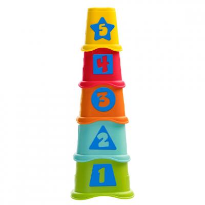 

Развивающая игрушка Chicco Пирамидка Stacking Cups 2в1 (09373.00)