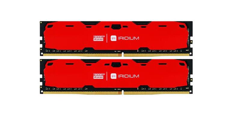 

модуль памяти 8Gb DDR4 2400MHz Iridium Red (2x4GB) GOODRAM IR-R2400D464L15S (IR-R2400D464L15S/8GDC)