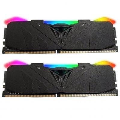 

Модуль памяти для компьютера DDR4 16GB (2x8GB) 3000 MHz Viper RGB Black Patriot (PVR416G300C5K)