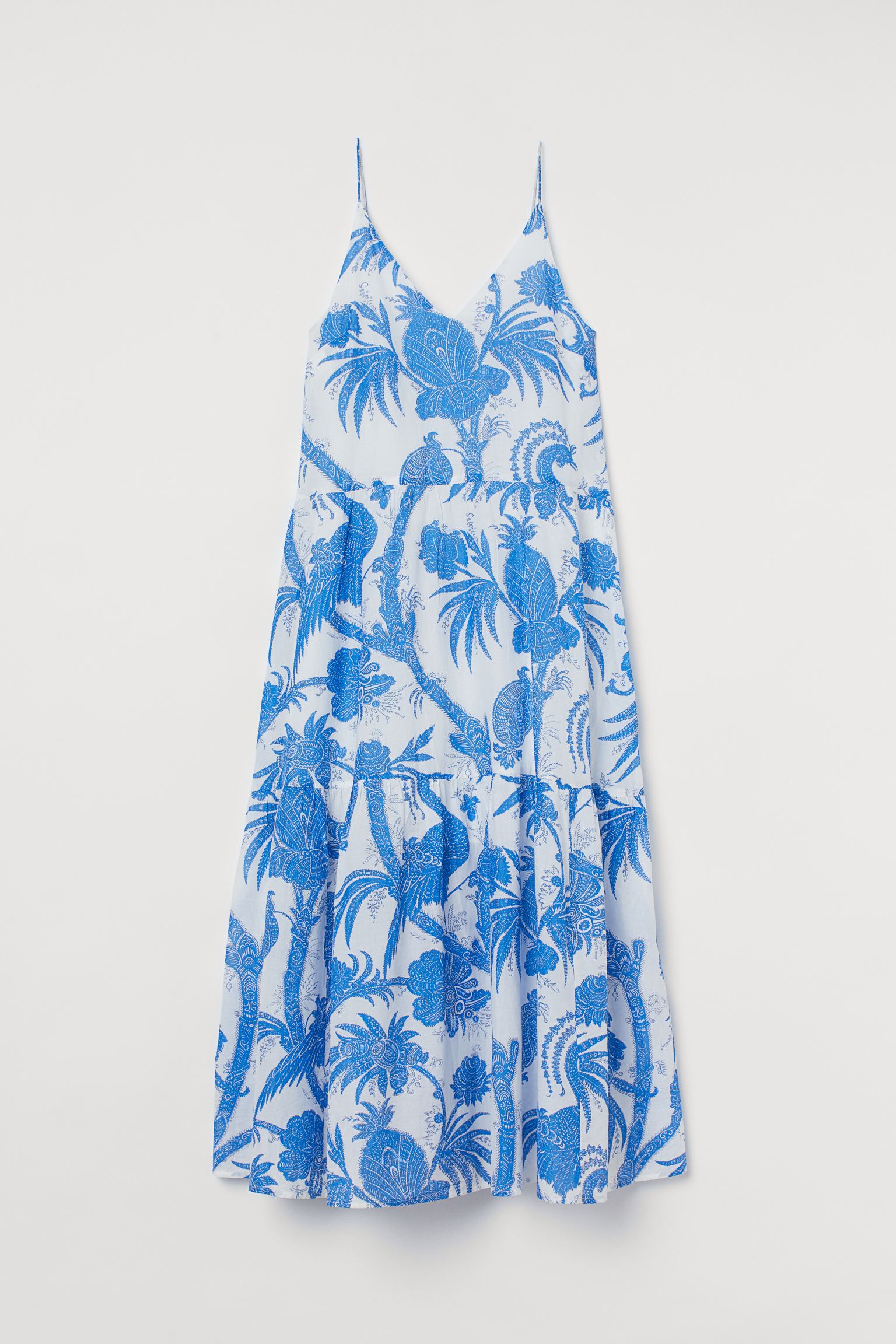 

Платье H&M  бело синий 31038789722, Платье H&M 42 бело синий 31038789722