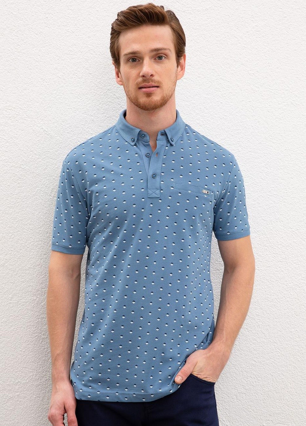 

Поло мужское U.. Polo Assn. Голубой  (985449 VR028, Поло мужское U.S. Polo Assn. Голубой S (985449 VR028)