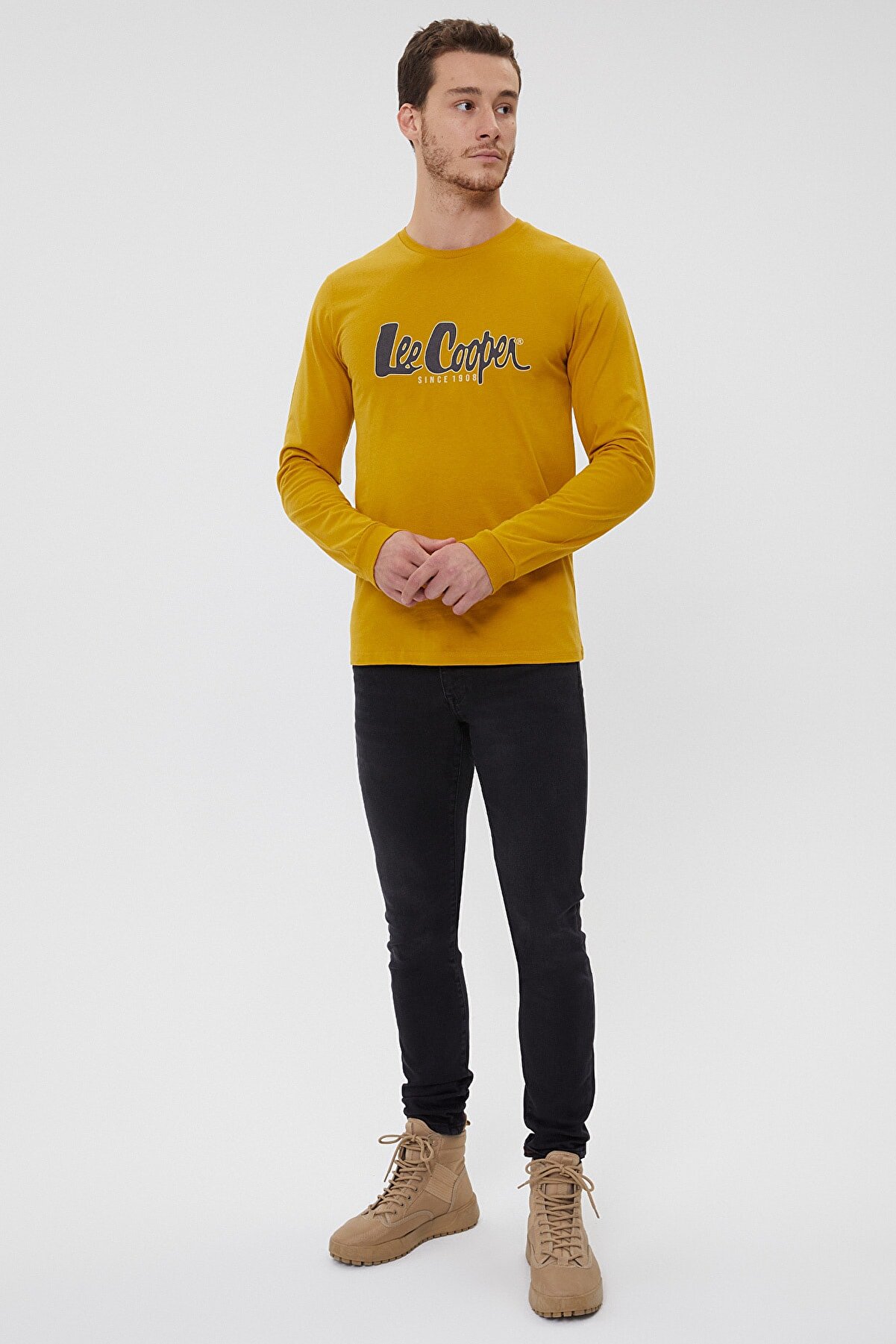 

Свитшот мужской Lee Cooper Горчичный  (211 LCM 241033 1702, Свитшот мужской Lee Cooper Горчичный M (211 LCM 241033 1702)
