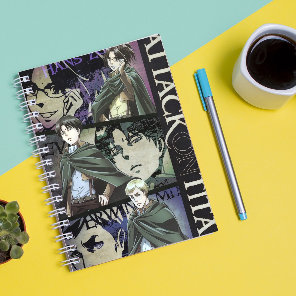 

Скетчбук (Sketchbook) для рисования с принтом "Attack on Titan - Вторжение титанов 9"