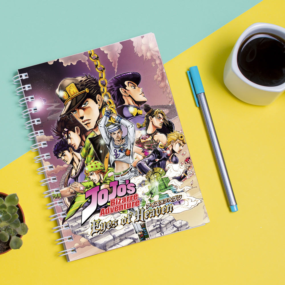 

Скетчбук Sketchbook для рисования с принтом oJo’s Bizarre Adventure - Невероятные приключения ДжоДжо 10
