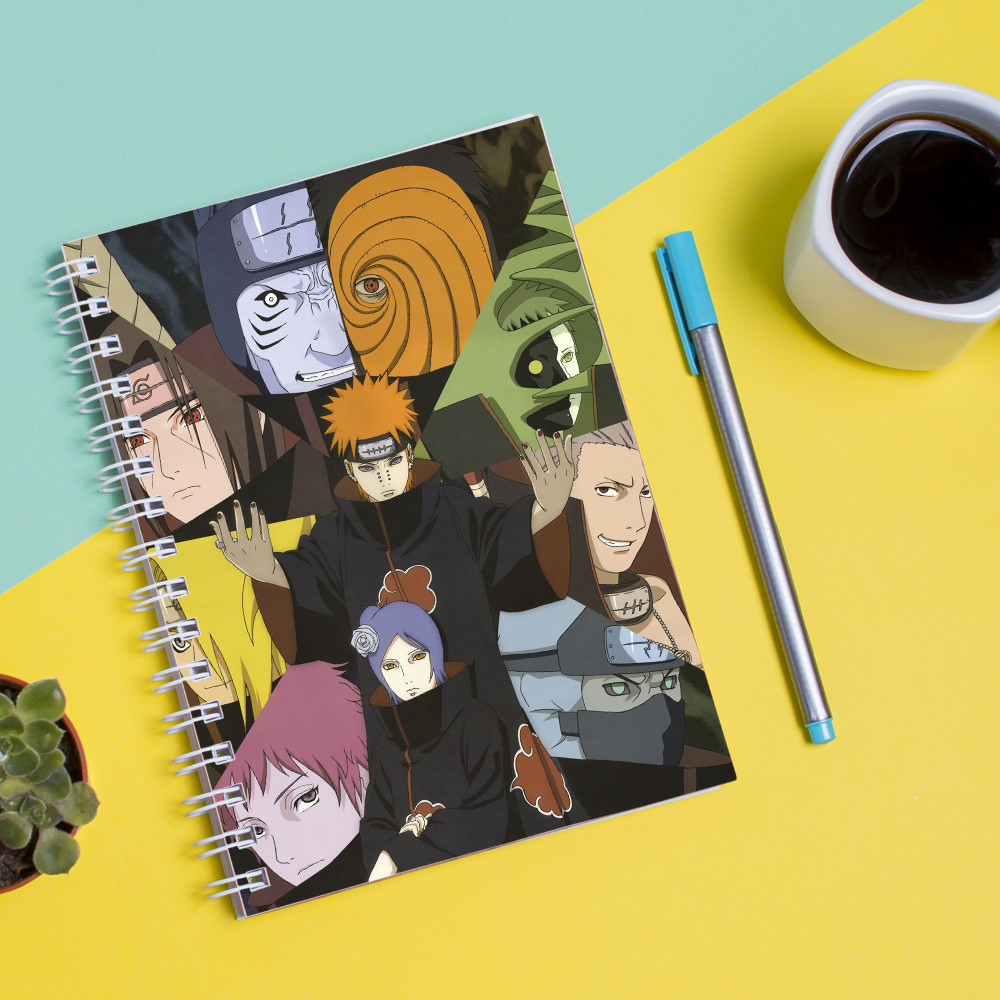

Скетчбук Sketchbook для рисования с принтом Naruto Наруто Акацки