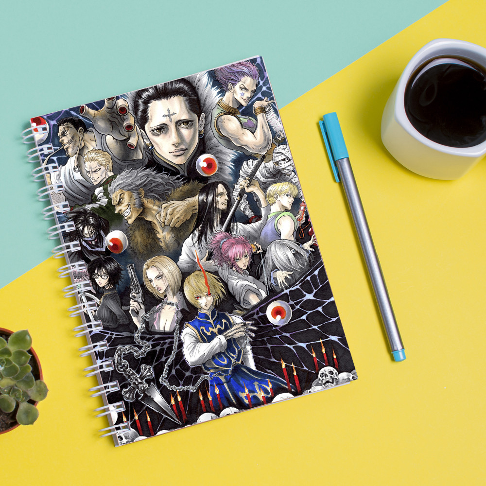

Скетчбук Sketchbook для рисования с принтом Hunter - Хантер