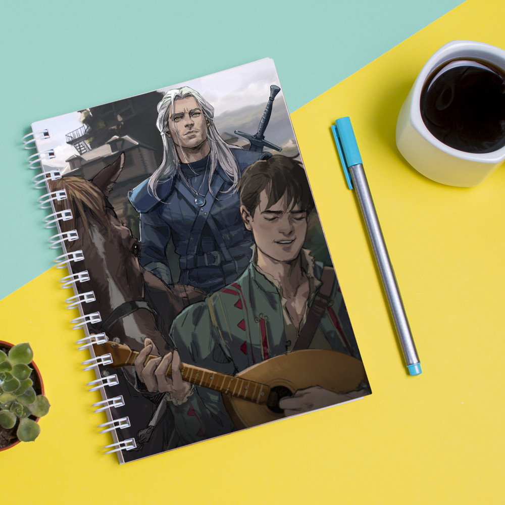 

Скетчбук Sketchbook для рисования с принтом Ведьмак - The Witche (3)