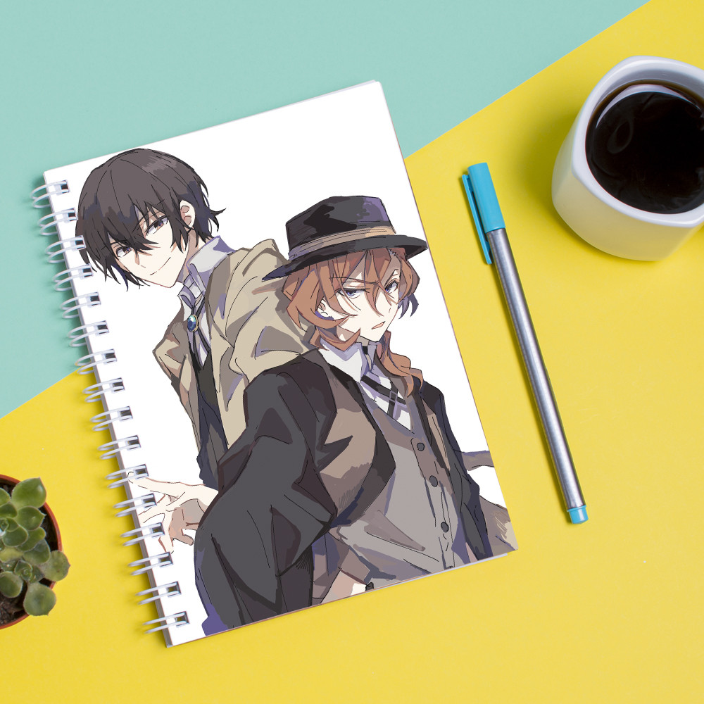 

Скетчбук Sketchbook для рисования с принтом Великий из бродячих псов Зверь 4