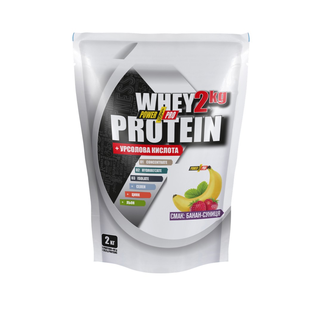 

Протеин Power Pro Whey Protein 2 кг Банан - Земляника