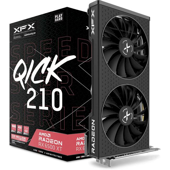 

Видеокарта XFX Speedster QICK 210 Radeon RX 6500 XT Core Gaming (RX-65XT4DBDQ)