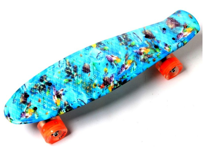 

Пенни борд Penny Board Ocean светящиеся колеса