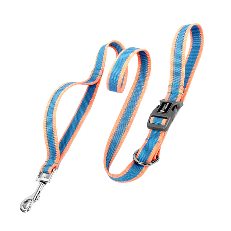

Ошейник удавка для собак TUFF HOUND TC001 Pink Blue M с поводком (F_5700-16515)