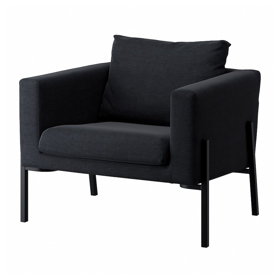 

Крісло IKEA KOARP Saxemara чорно-блакитний / чорний (994.079.63)
