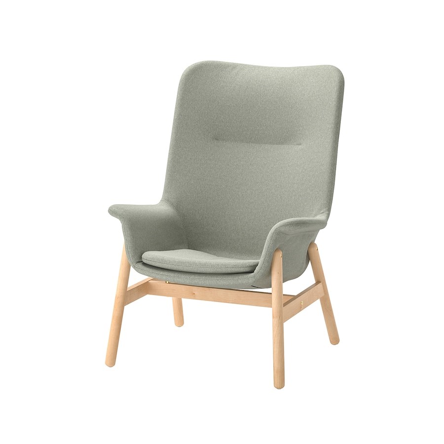 

Крісло з високою спинкою IKEA VEDBO Gunnared світло-зелений (504.942.59)