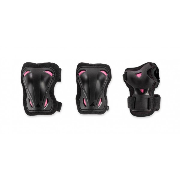 

Комплект Защиты Взрослый Женский Rollerblade L из 3 Элементов Skate Gear W 3 pack Черно-Розовый