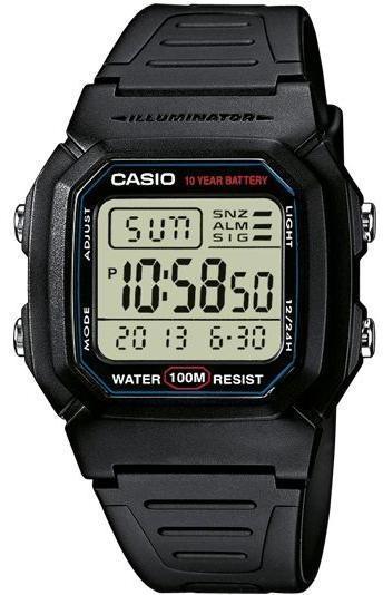 

Наручные мужские часы Casio W-800H-1AVEF