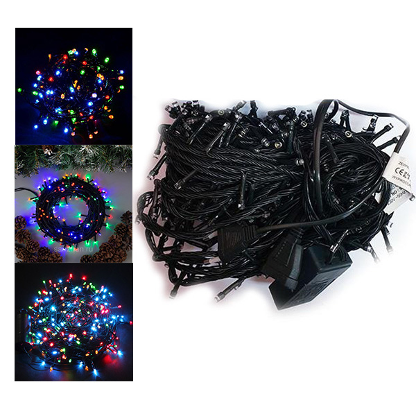 

Гирлянда на 500 LED-38 метров мультицвет
