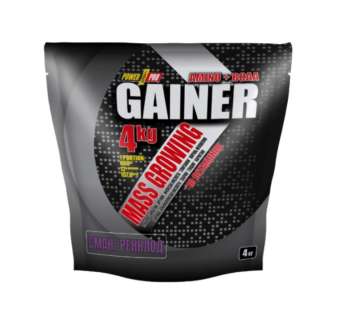 

Гейнер Power Pro Gainer 4000 грамм Ренклод (104730-2)