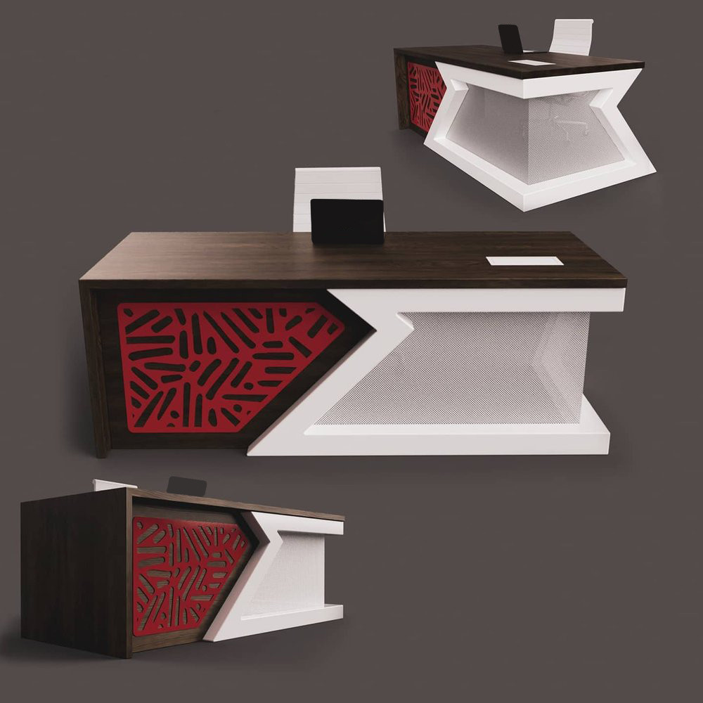

Дизайнерский Письменный Офисный стол в стиле Лофт Loft Design RV1164 ()