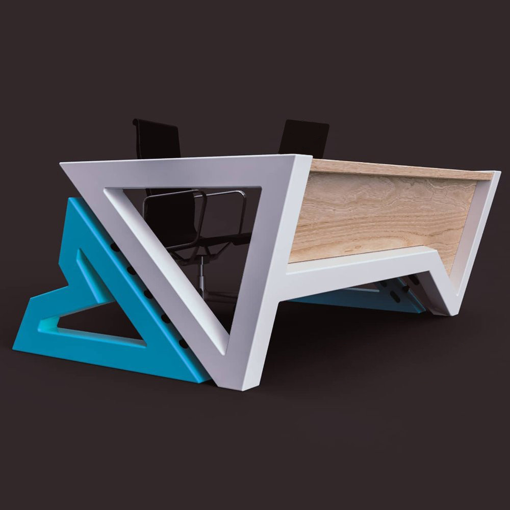 

Дизайнерский Письменный Офисный стол в стиле Лофт Loft Design RV1151 ()