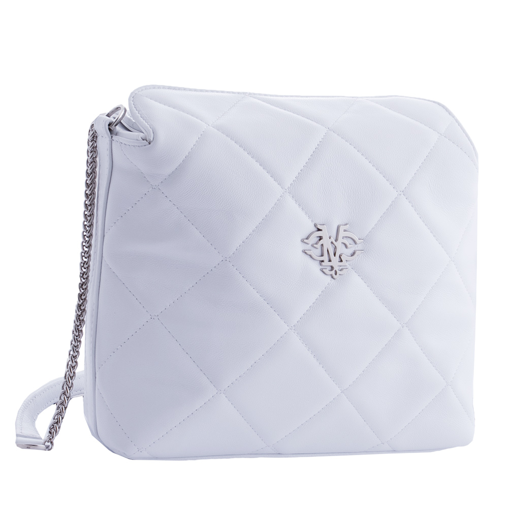 

Кожаная сумка кросс-боди Valiente 21016 белая