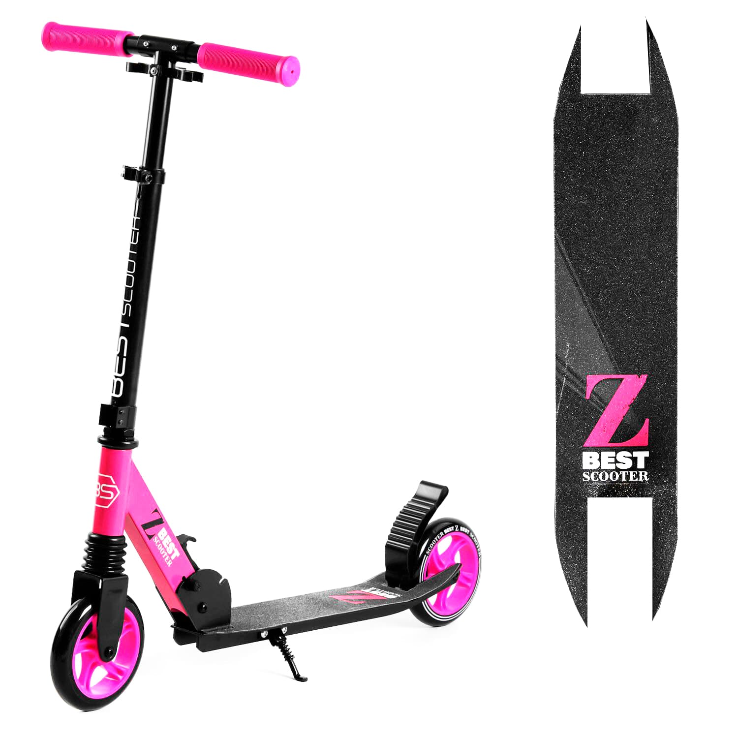 

Самокат Двухколесный С Амортизатором И Алюминиевой Прочной Основой Best Scooter