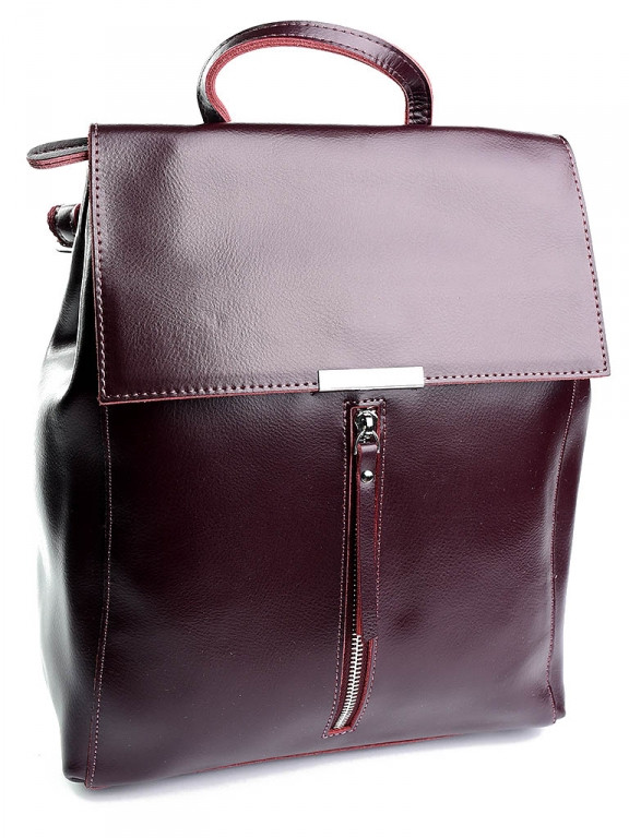 

Женская сумка кожаная 373 W.красная Red