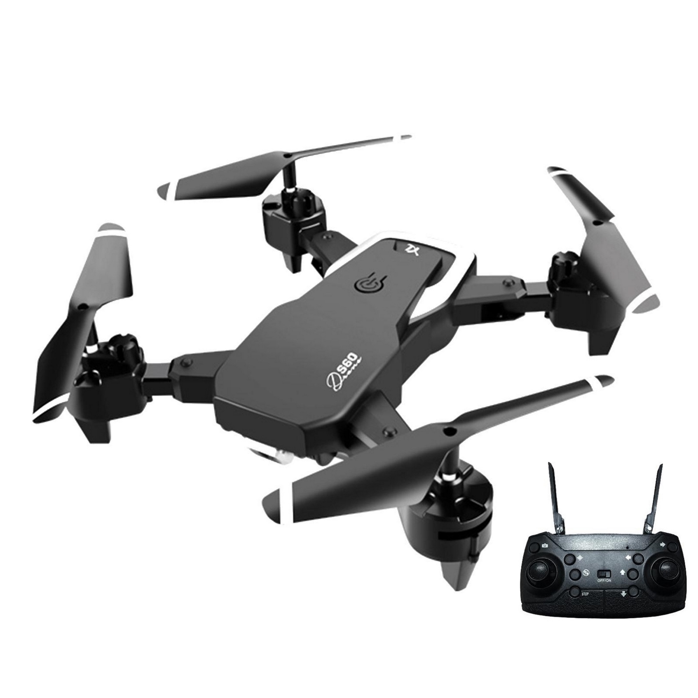 

Квадрокоптер без камеры S6O Original Fei Yang, Радиоуправляемый светящийся ударостойкий дрон + сумка, 27х26х6 см