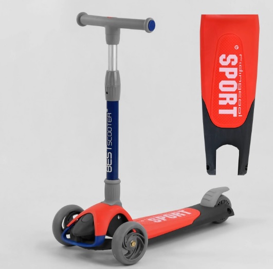 

Самокат трехколесный Best Scooter, КРАСНЫЙ, F-44077