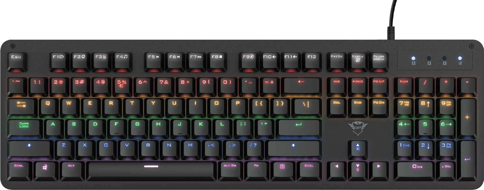 trust gaming gxt 1863 thaz mechanical keyboard