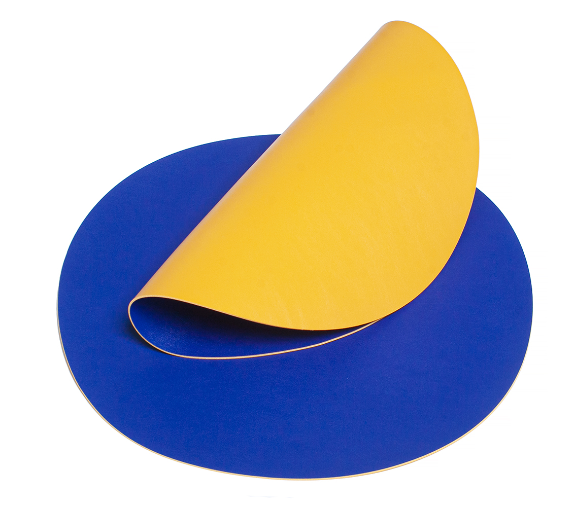 

Набор из 2-х сервировочных салфеток Mindo Круглые 38 см Желто-синий (md-k5-9409)