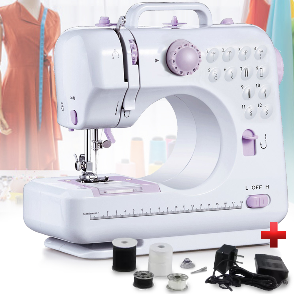 Швейная машинка электрическая SEWING MACHINE FHSM-505 Белая бытовая для  шитья и домашнего использования с педалью на 13 функций от сети – фото,  отзывы, характеристики в интернет-магазине ROZETKA от продавца: InTrend |  Купить