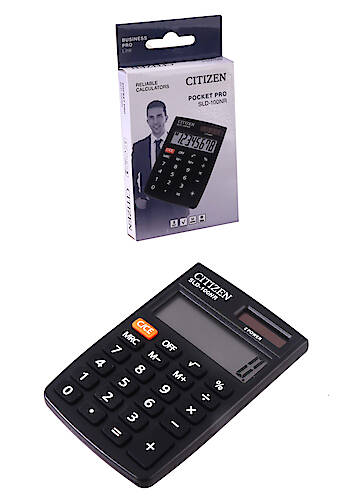 

Портативный карманный калькулятор (SLD-100NR) Citizen (SLD-100NR)