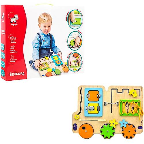 

Бизиборд "Грузовик" Vladi Toys (ZB3001-01)