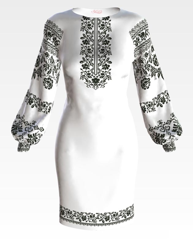 

Заготовка жіночої сукні – вишиванки для вишивки бісером і нитками Барвиста Вишиванка Сокальська мрія (ПЛ131дБнннн)