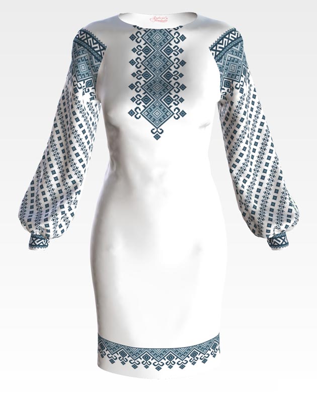 

Заготовка жіночої сукні – вишиванки для вишивки бісером і нитками Барвиста Вишиванка На долю (ПЛ138дБнннн)