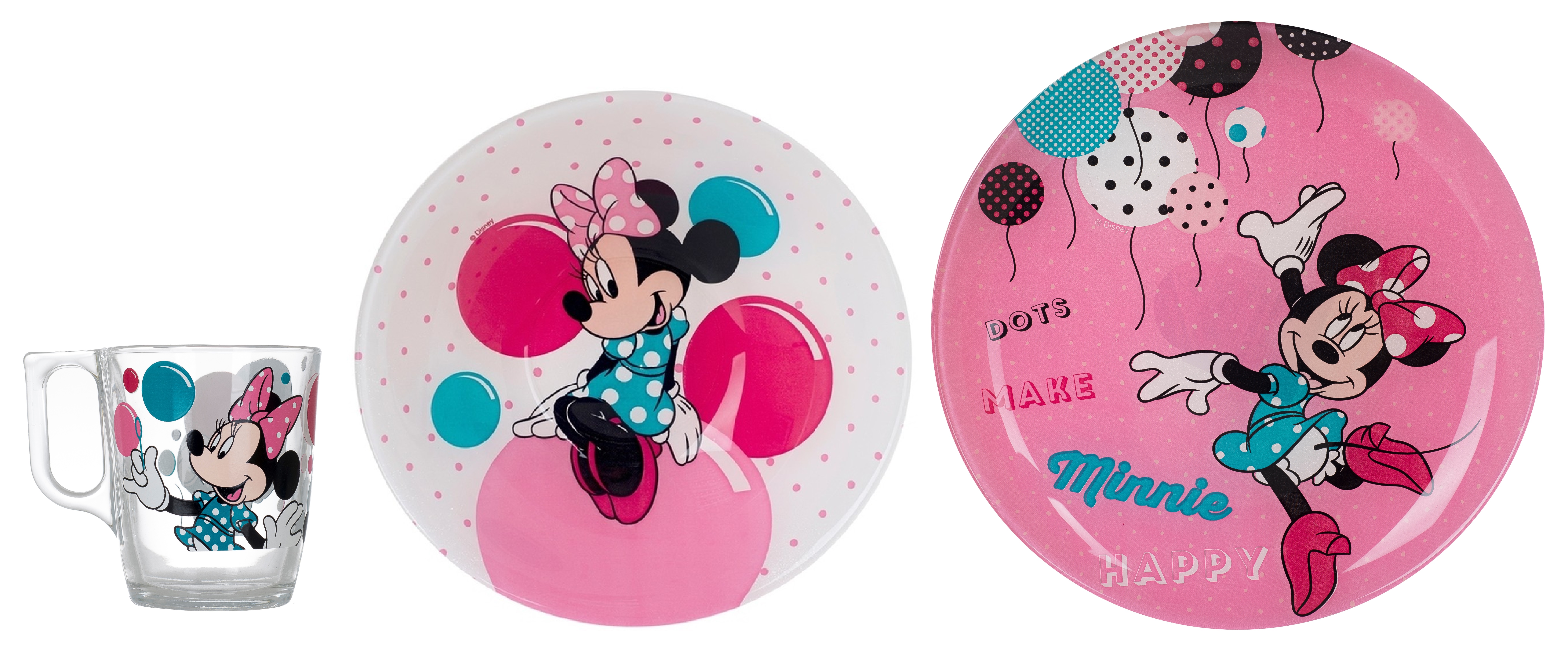 

Набір дитячий LUMINARC DISNEY MINNIE COLORS, 3 предмета (6355281)