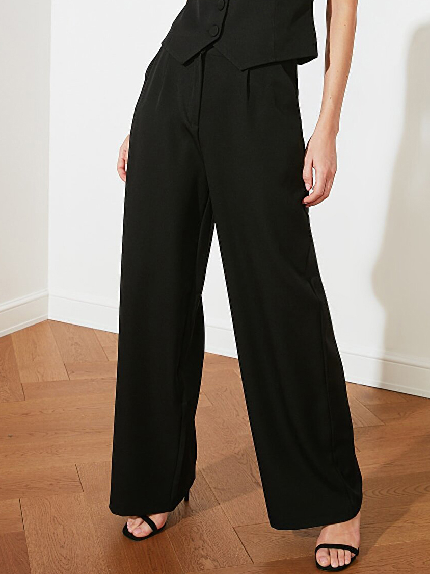 

Брюки Trendyol TWOSS21PL0189  Black, Брюки Trendyol TWOSS21PL0189 38 Black