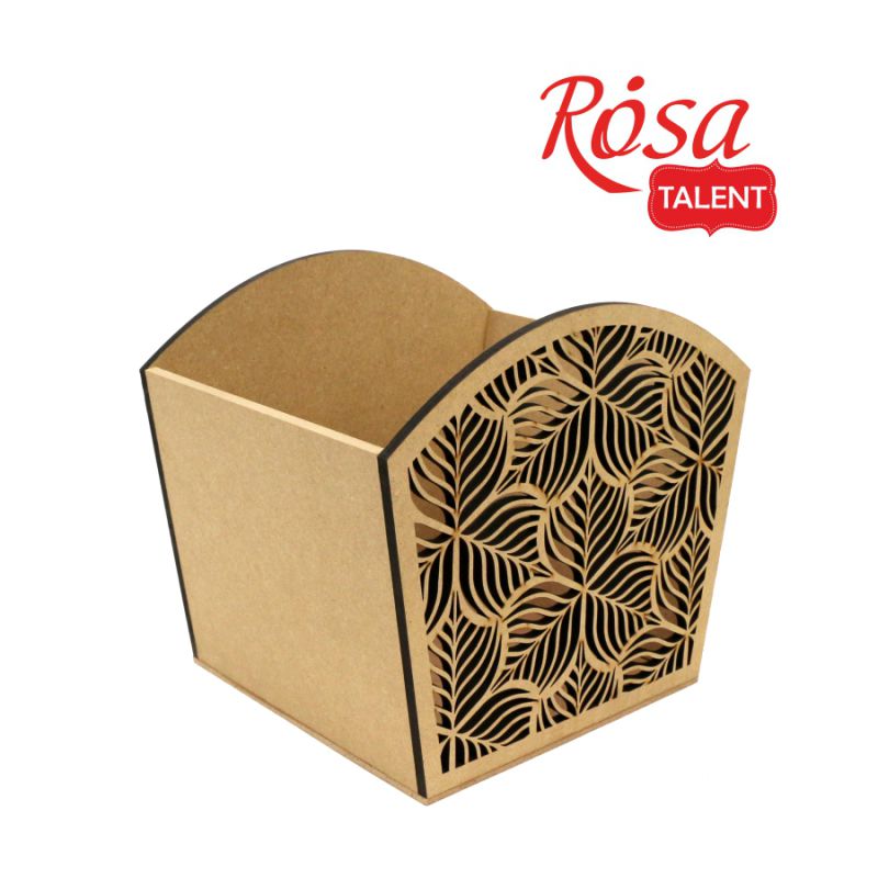 

Корзина Rosa Talent Витраж 25х20х22см МДФ