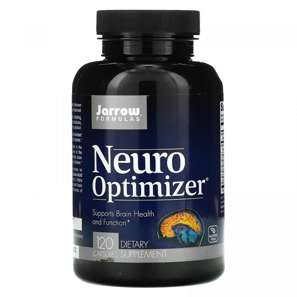 

Нейрооптимизатор, Neuro Optimizer, Supports Brain Health and Function, Jarrow Formulas, 120 капсул