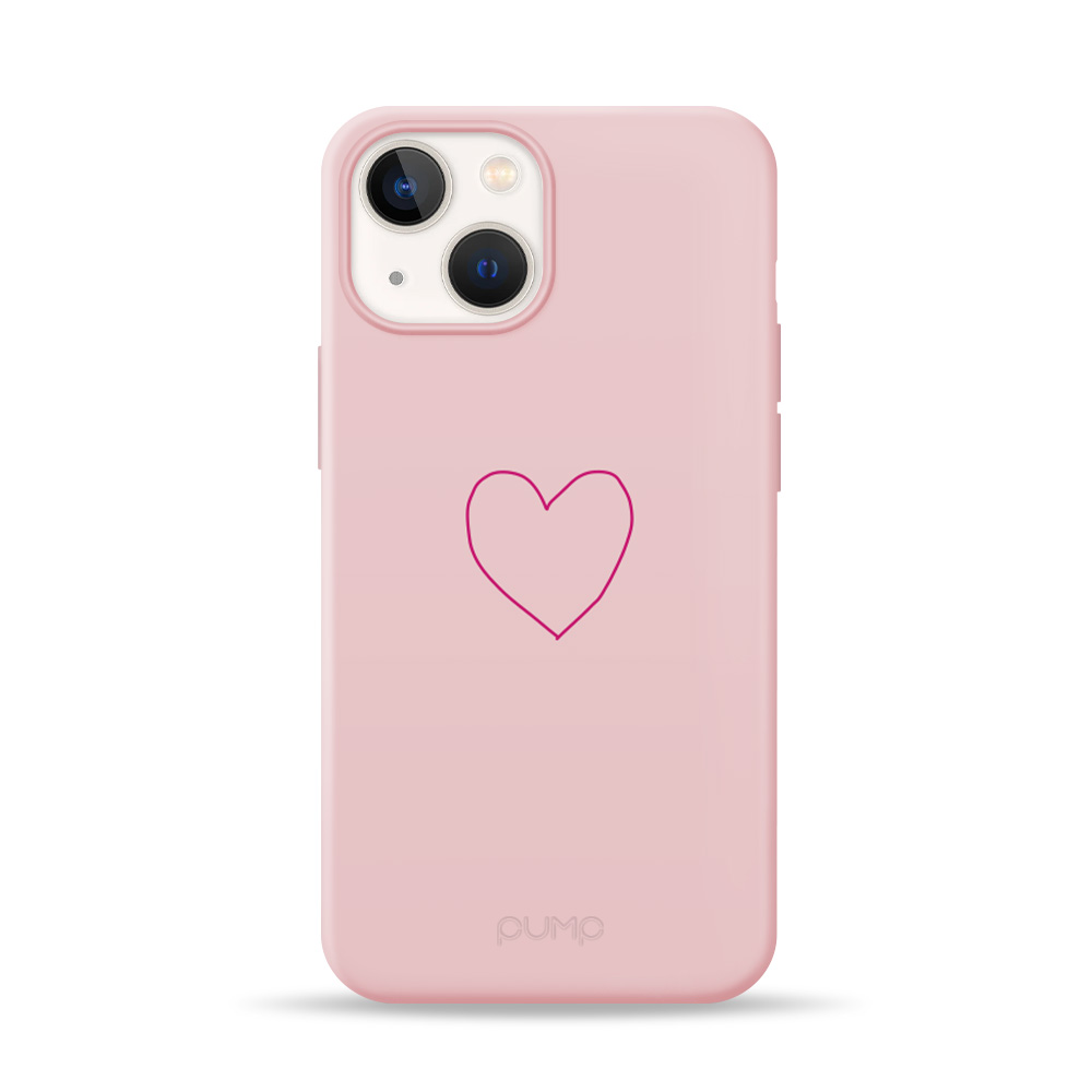 

Чехол для iPhone 13 mini Pump Silicone Minimalistic Case Krivoe Heart