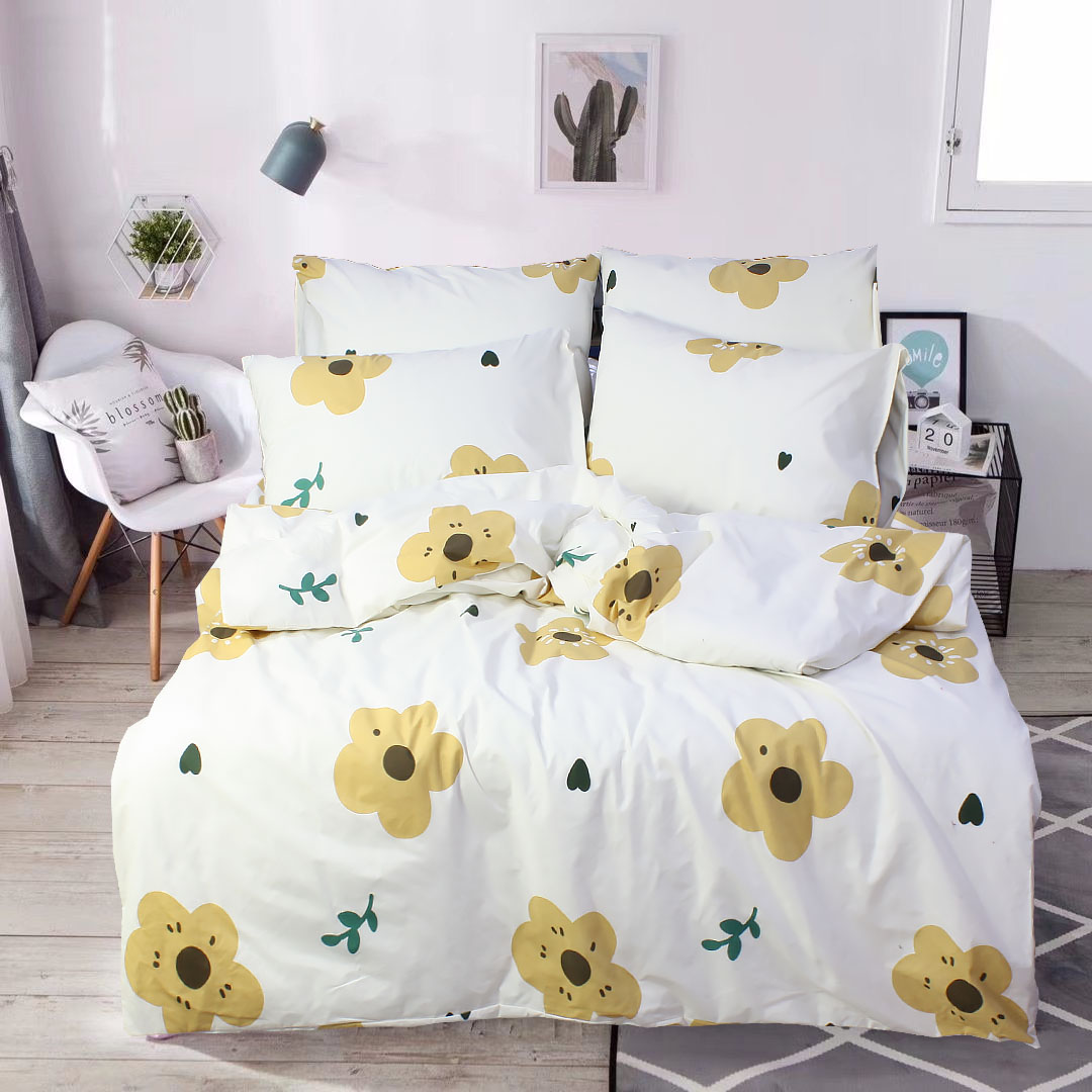 

Простынь на резинке З0012 (220х240) Еней-Плюс, цвет: бежевый, желтый