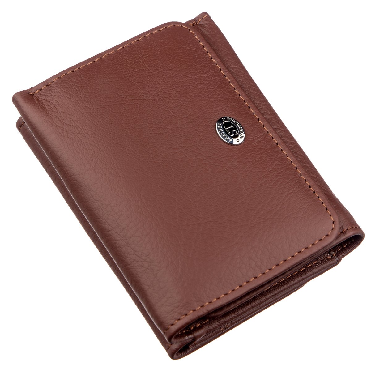 

Женский кожаный кошелек 9х11,5 см ST Leather Коричневый