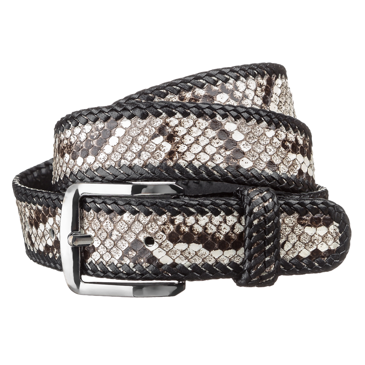 

Мужской кожаный ремень 3,7х120 см SNAKE LEATHER Разноцветный