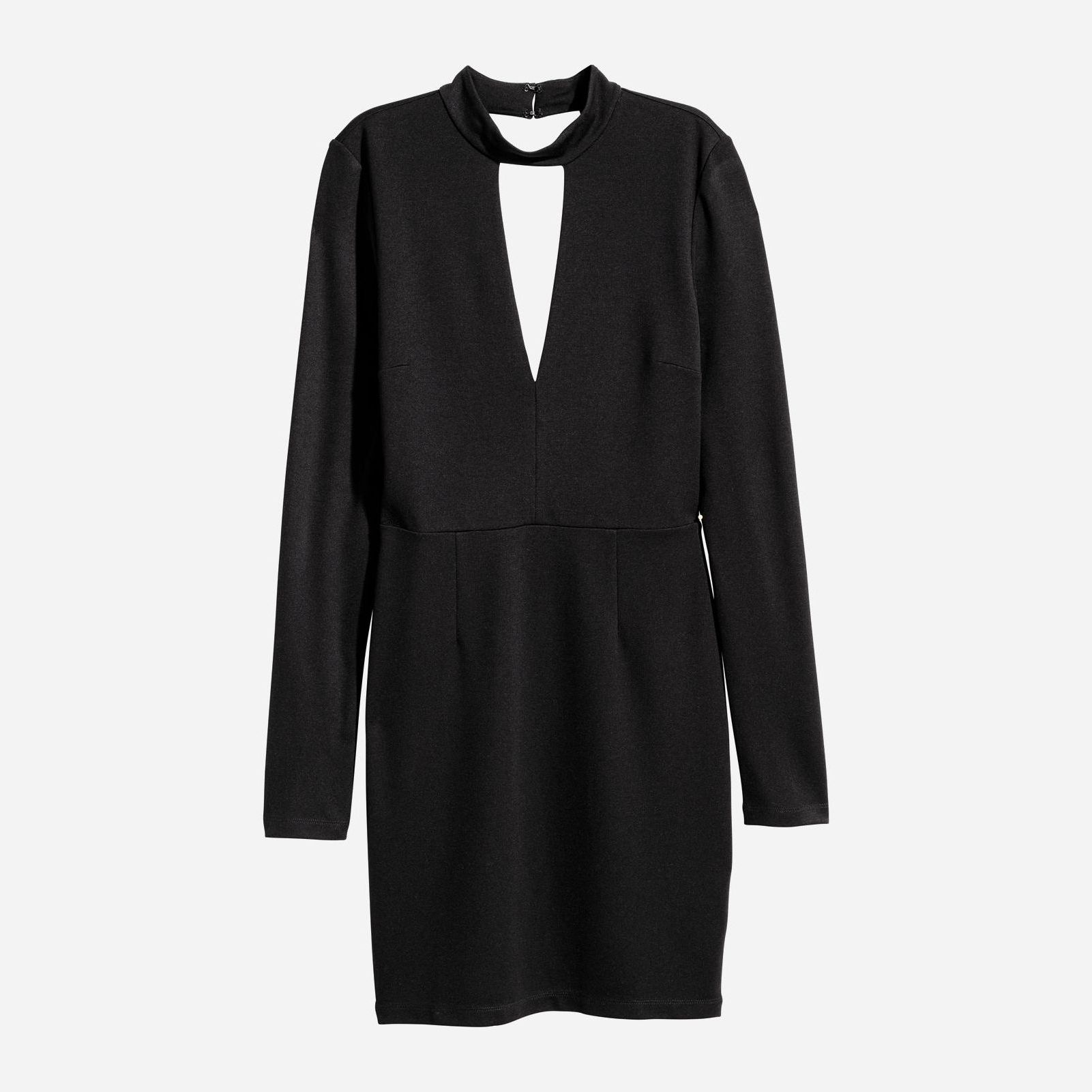

Платье H&M 0589836-01  Черное, Платье H&M 0589836-01 32 Черное