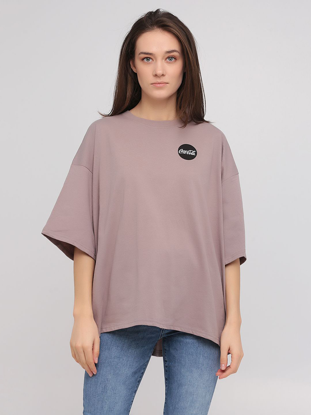 

Футболка H&M 13-0149  Темно-бежевая, Футболка H&M 13-0149 XS Темно-бежевая