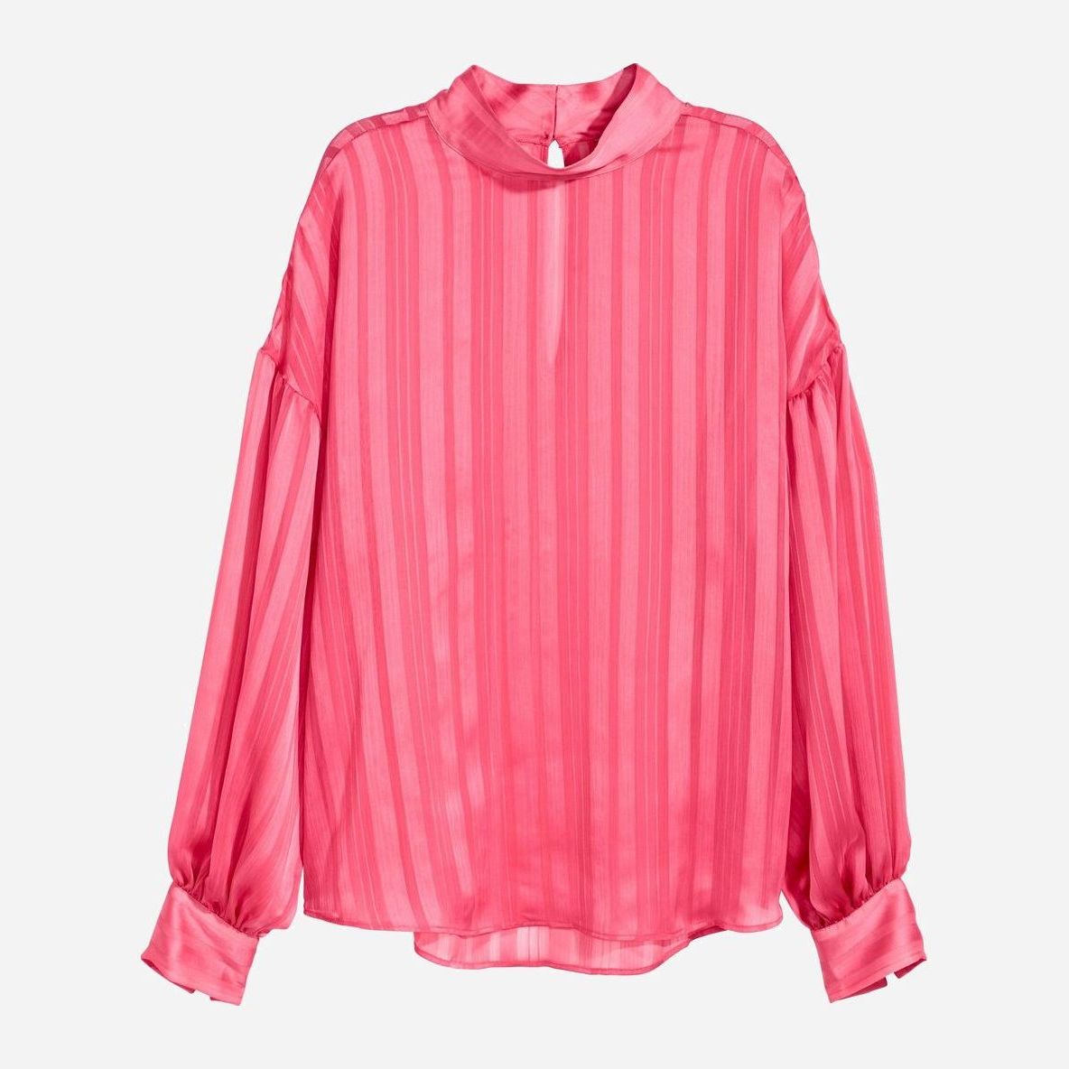 

Блузка H&M 0538275-01  Розовая, Блузка H&M 0538275-01 32 Розовая