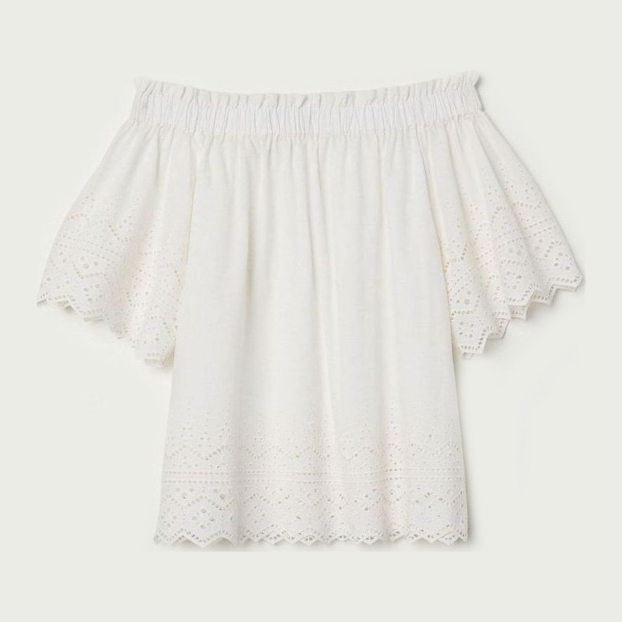 

Топ H&M 0648300  Молочный, Топ H&M 0648300 32 Молочный