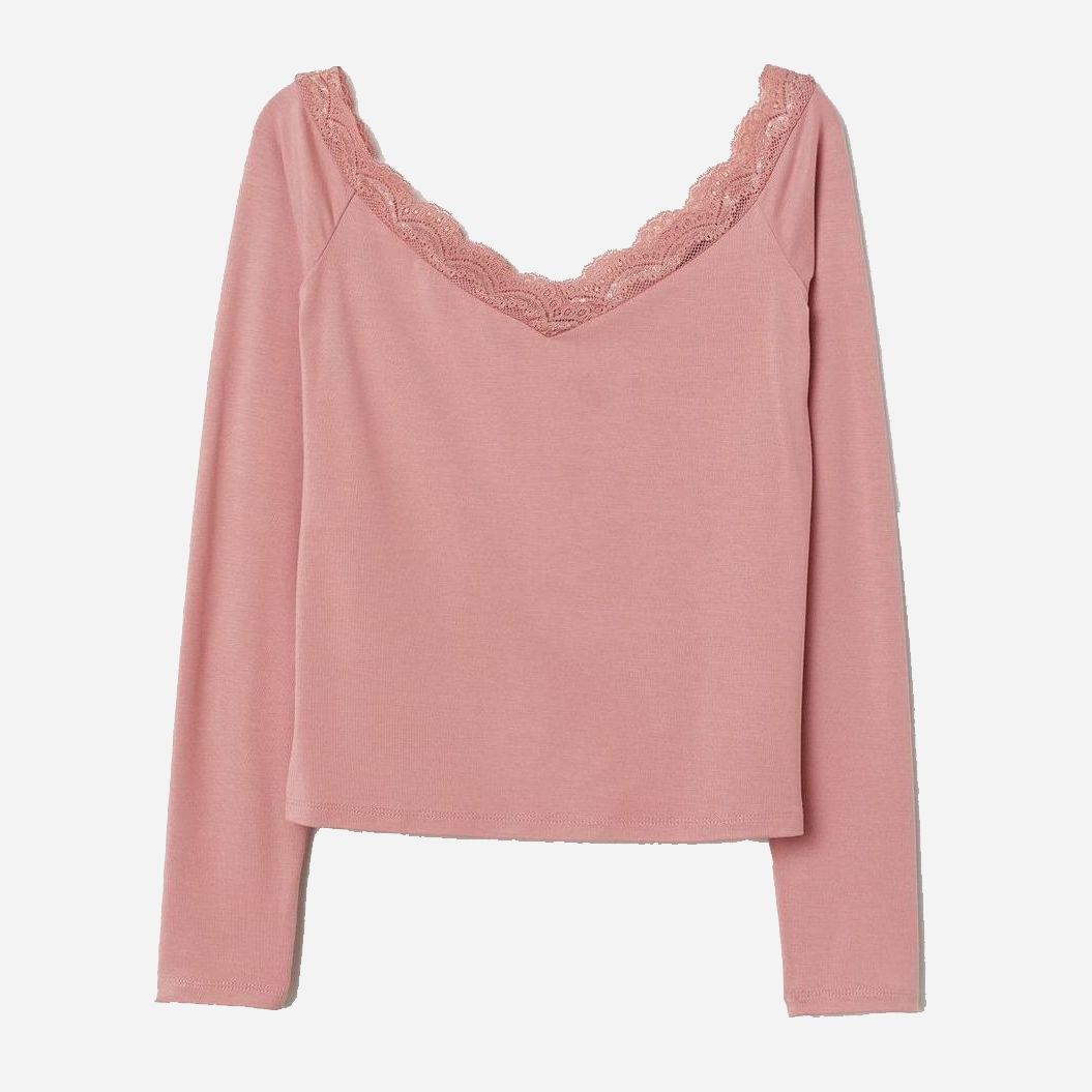 

Лонгслив H&M 0743722  Розовый, Лонгслив H&M 0743722 XS Розовый