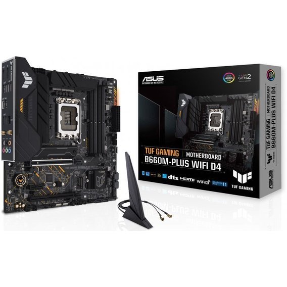 

Материнська плата ASUS TUF GAMING B660M-PLUS WIFI D4